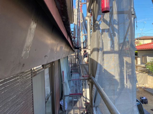 高砂市で樋金具を撤去